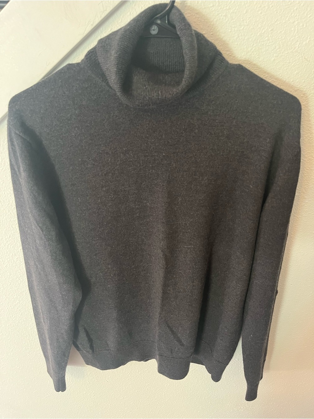 Banana Republic Women's Dark Charcoal Turtleneck Sweater